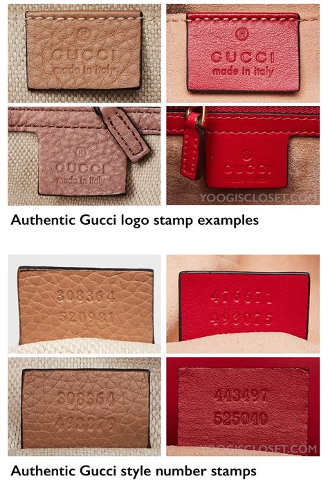 authentic Gucci tag